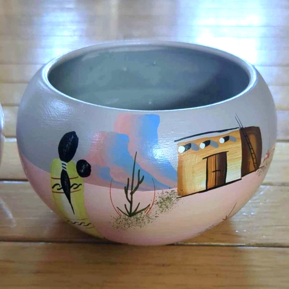 Two M. Galan Vases